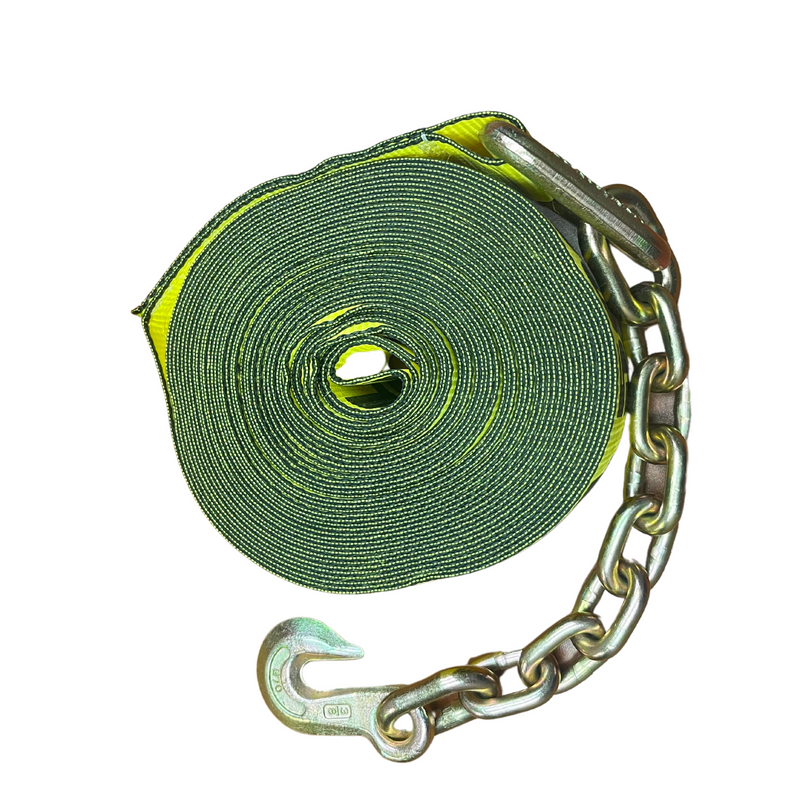 3" x 50' Strap w/ D Ring & Tail Chain |  41660-14-30