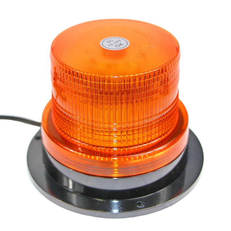 LED Light Strobe Beacon - Amber - 3-in. Round