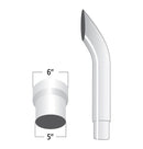 6" - 5" Reduced Bullhorn Top Stack - 48" Long | TSK65-BO48