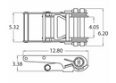 Ratchet Buckle Assembly 4"