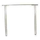 Chrome Mud Flap Anti Sail Brackets - 24" x 21" | 8011C