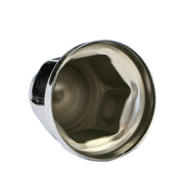 33m Chrome Nut Covers - Bullet Style