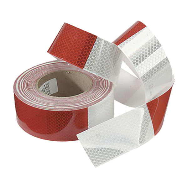 Red and Silver Reflective Tape