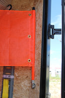 18" x 18" Heavy Duty Orange Mesh Flag | 49893-12